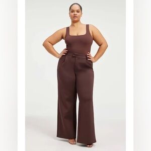 COPY - GOOD AMERICAN
SCUBA WIDE
LEG TROUSERS Sz 12 EUC WORN ONCE